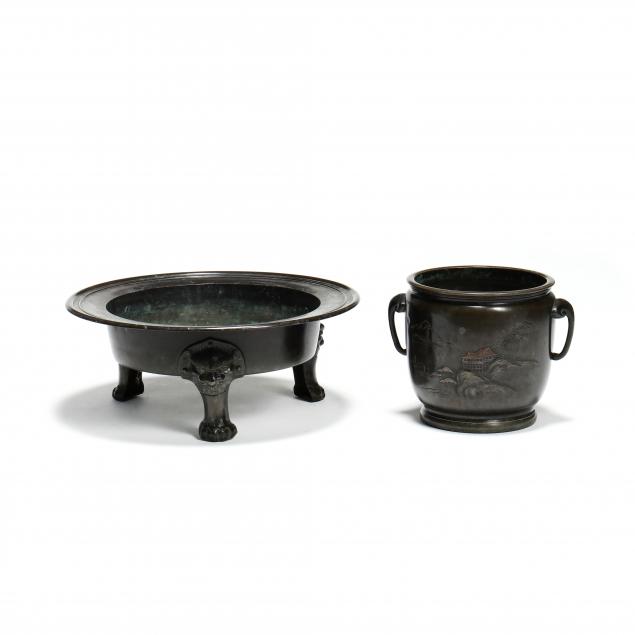 two-japanese-bronze-vessels