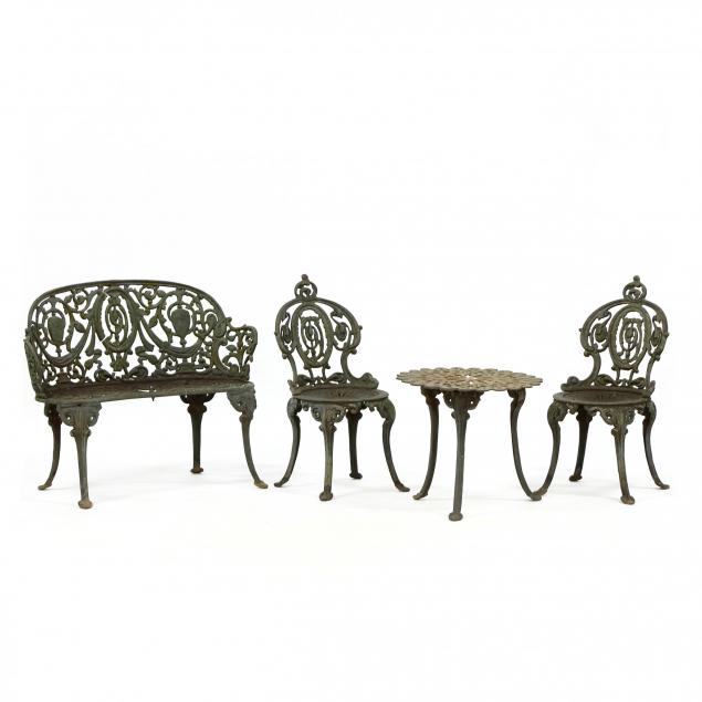 atlanta-stove-works-four-piece-vintage-iron-garden-set