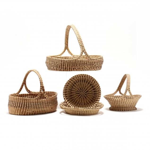 a-group-of-five-contemporary-sweetgrass-baskets