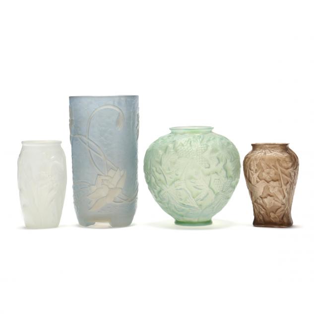 four-consolidated-art-glass-vases