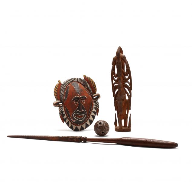 four-examples-of-tribal-art-from-new-guinea