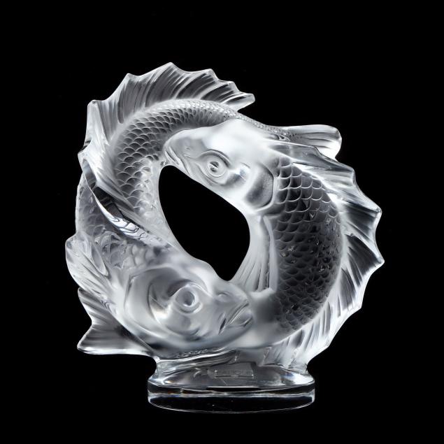 lalique-crystal-large-double-fish-sculpture