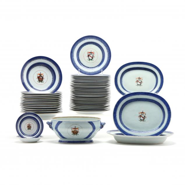 a-fifty-two-piece-chinese-export-armorial-porcelain-partial-set