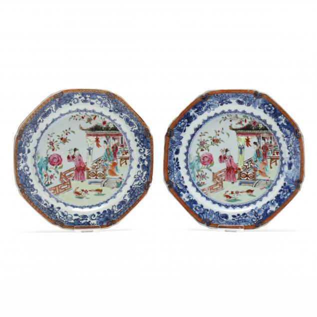 pair-of-antique-chinese-export-porcelain-plates