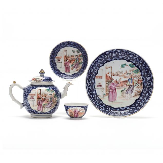four-pieces-of-chinese-export-porcelain