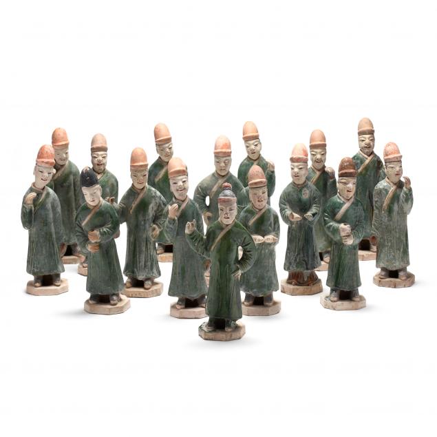 a-large-group-of-chinese-ming-style-terracotta-figures