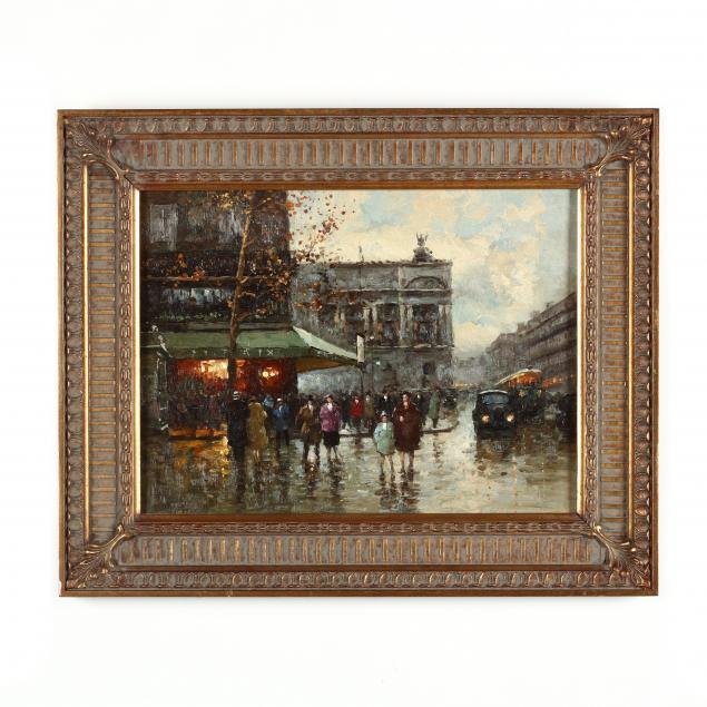 decorative-painting-of-a-parisian-street-scene