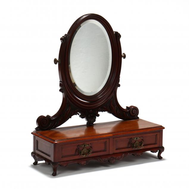 john-henry-belter-carved-mahogany-dressing-mirror