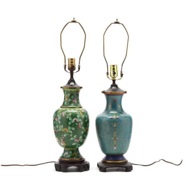 two-vintage-cloisonne-table-lamps