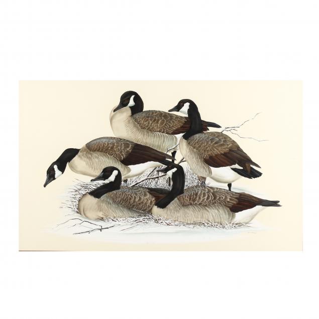 art-lamay-born-1938-large-watercolor-of-geese
