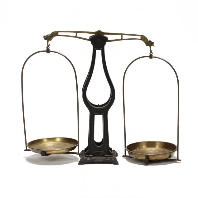 antique-iron-and-brass-balance-scale