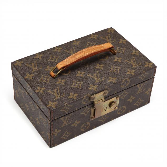 Vintage LOUIS VUITTON Monogram Canvas Boite A Tout Jewelry Case Trunk