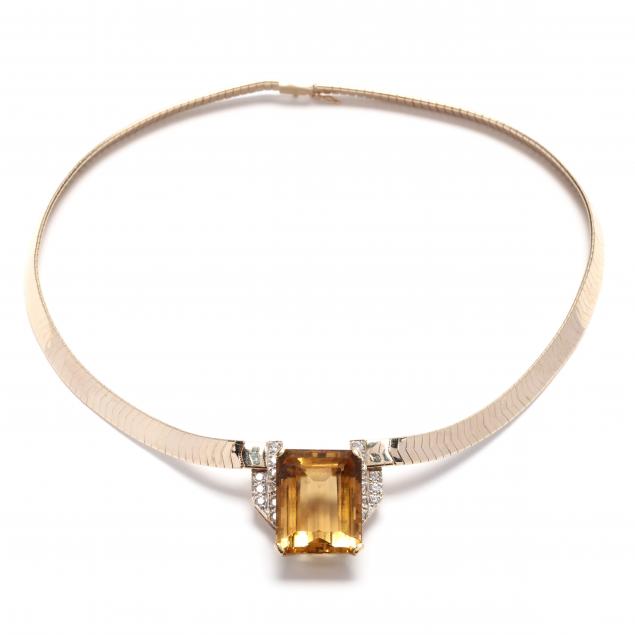 gold-citrine-and-diamond-necklace