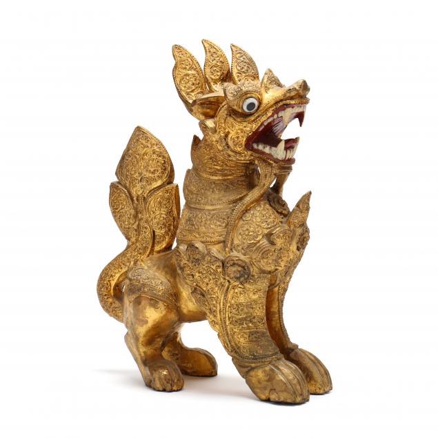 a-thai-gilt-wooden-temple-guardian