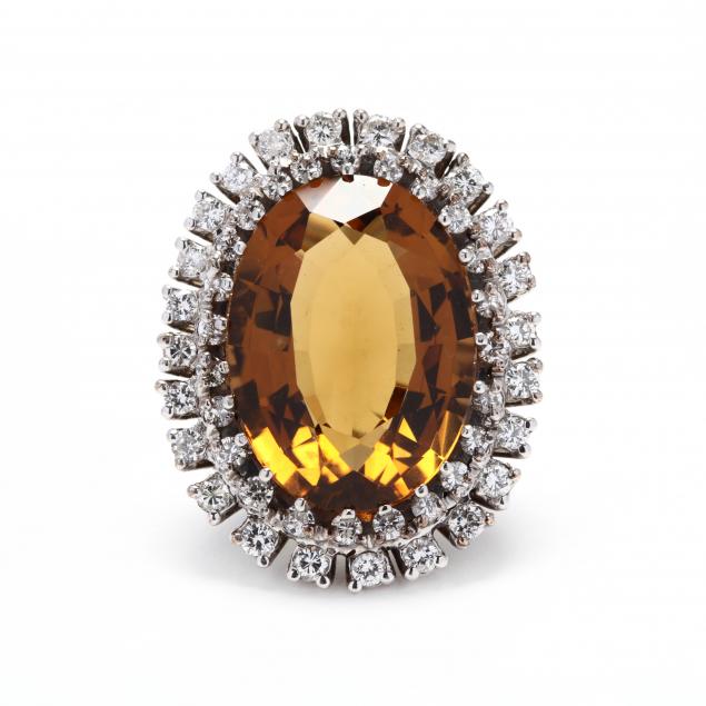 14kt-white-gold-citrine-and-diamond-ring