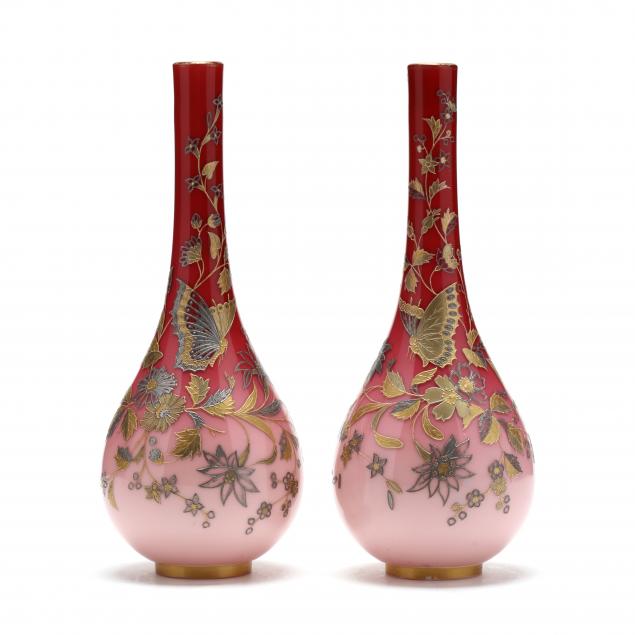 att-harrach-pair-of-gilt-decorated-peachblow-vases