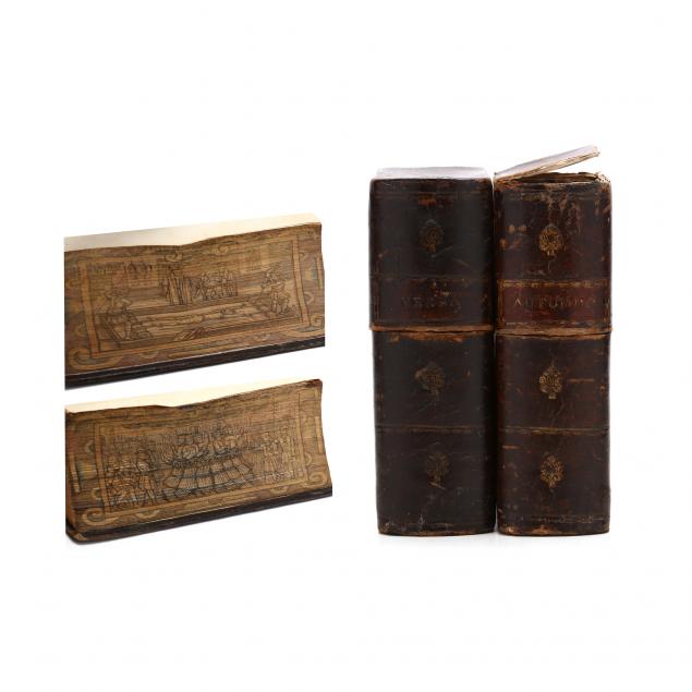 two-18th-century-religious-books-with-fore-edge-torture-scenes