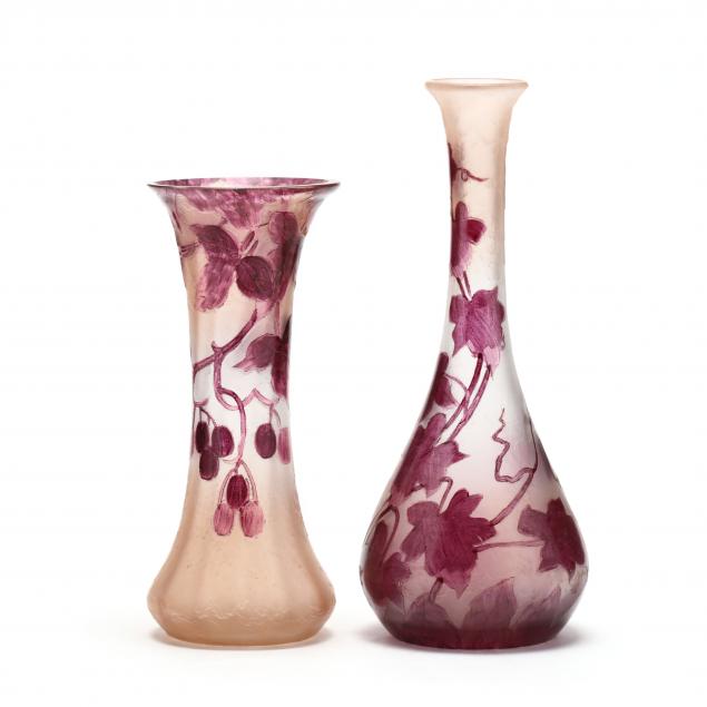 legras-two-vintage-cameo-glass-vases