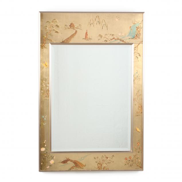 labarge-chinoiserie-decorated-mirror