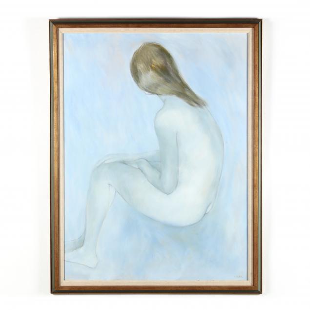 larry-gluck-b-1931-seated-female-nude