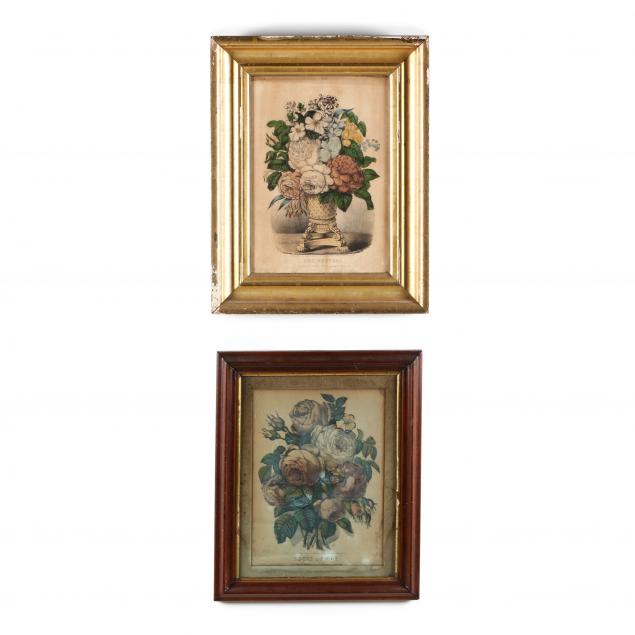 two-currier-ives-botanical-prints