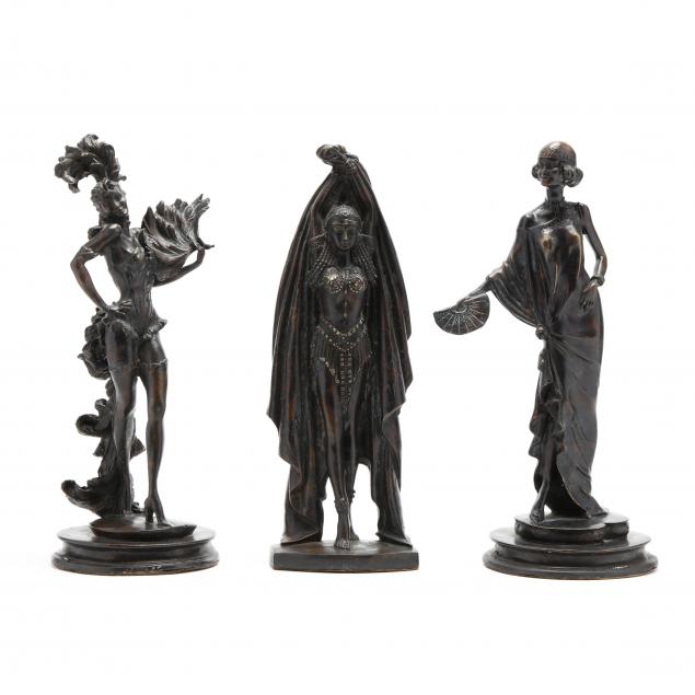 three-contemporary-bronze-figures-of-dancers