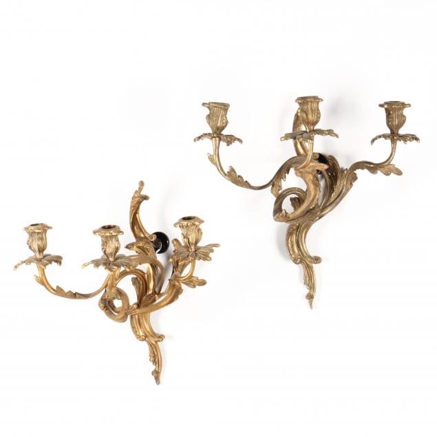 pair-of-louis-xv-style-gilt-brass-sconces