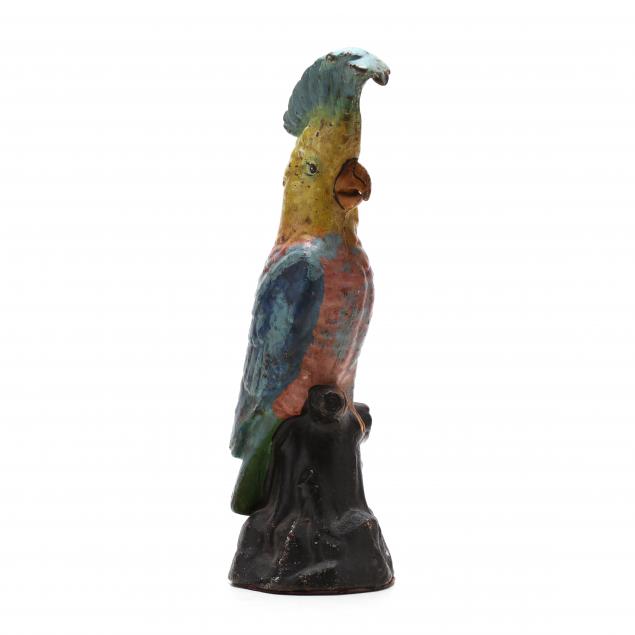 vintage-double-sided-cockatoo-on-stump-doorstop