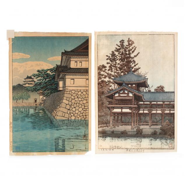 hasui-kawase-japanese-1883-1957-two-woodblock-prints
