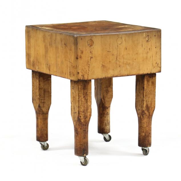 antique-maple-butcher-block-table