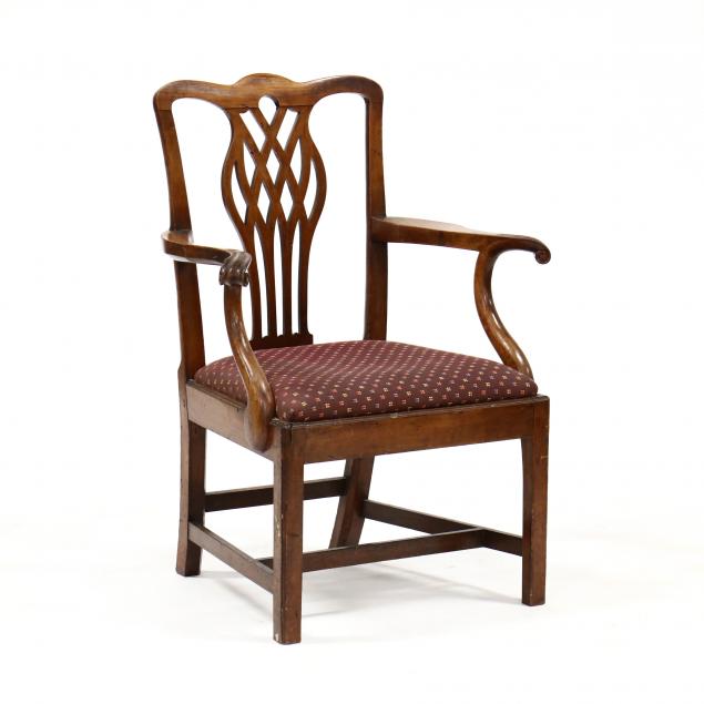 english-chippendale-carved-armchair