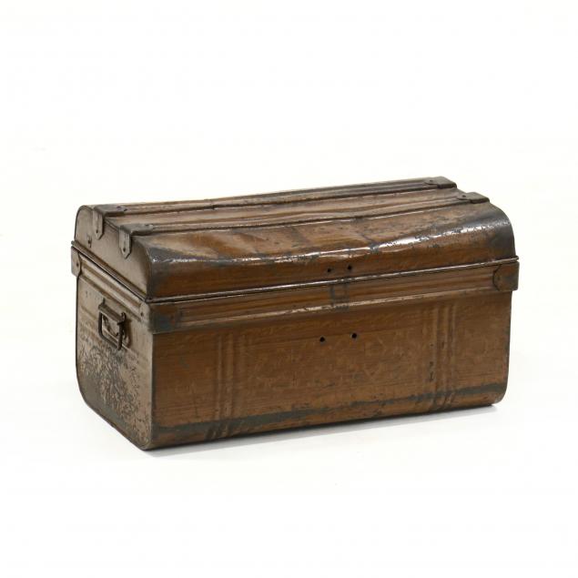 antique-english-faux-grain-painted-trunk