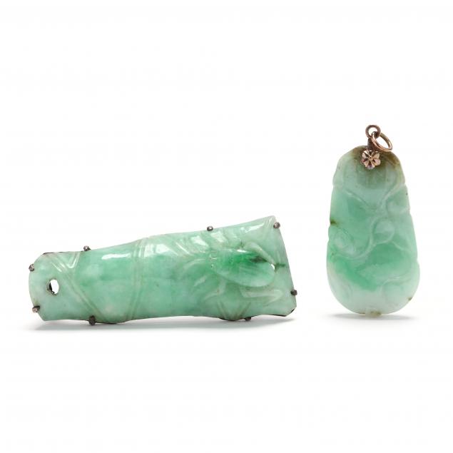 two-carved-jade-jewelry-items