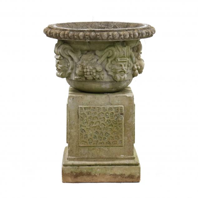 large-antique-scottish-cast-stone-urn-on-stand