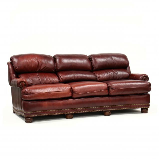 hancock-moore-leather-upholstered-sofa