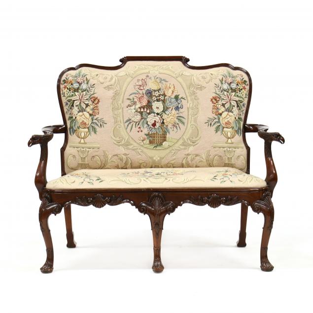 maitland-smith-irish-chippendale-style-settee