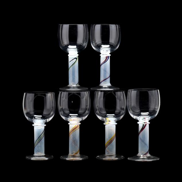 ulrica-hydman-vallien-sweden-1938-2018-six-goblets-for-kosta-boda