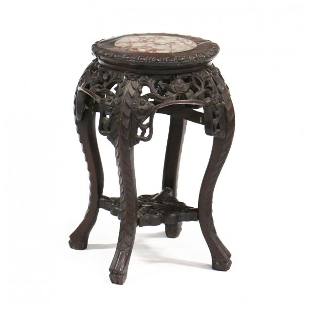 antique-chinese-marble-top-low-table