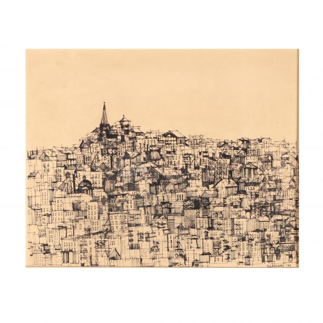 harry-ellenzweig-ma-1931-2014-untitled-city-skyline