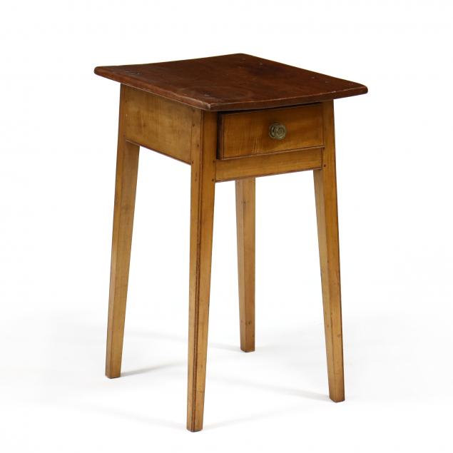 new-england-federal-splayed-leg-one-drawer-side-table