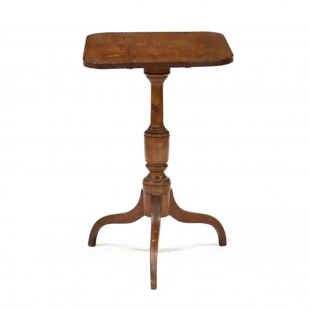 new-england-federal-cherry-tilt-top-candlestand