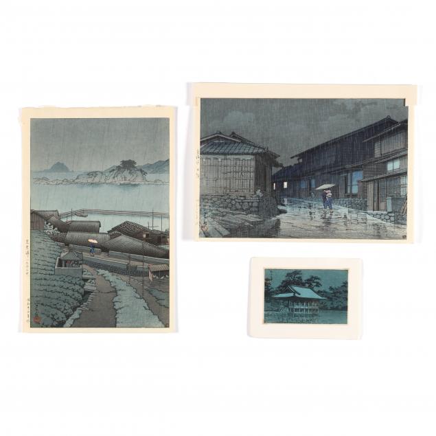 hasui-kawase-japanese-1883-1957-three-woodblock-prints