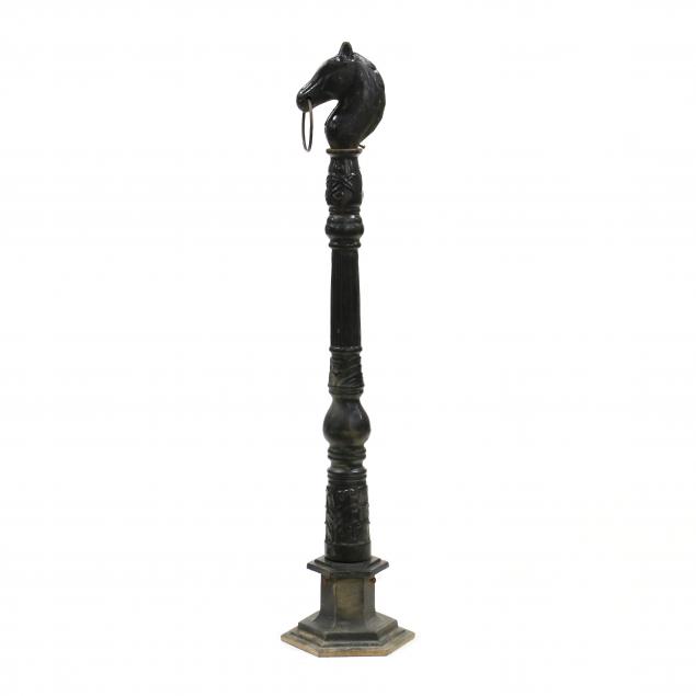 vintage-cast-iron-horse-head-hitching-post