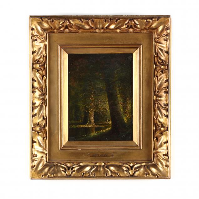 harvey-joiner-ky-in-1852-1932-i-a-burst-of-sunlight-mid-summer-woods-i