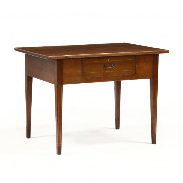 north-carolina-federal-cherry-inlaid-one-drawer-writing-table