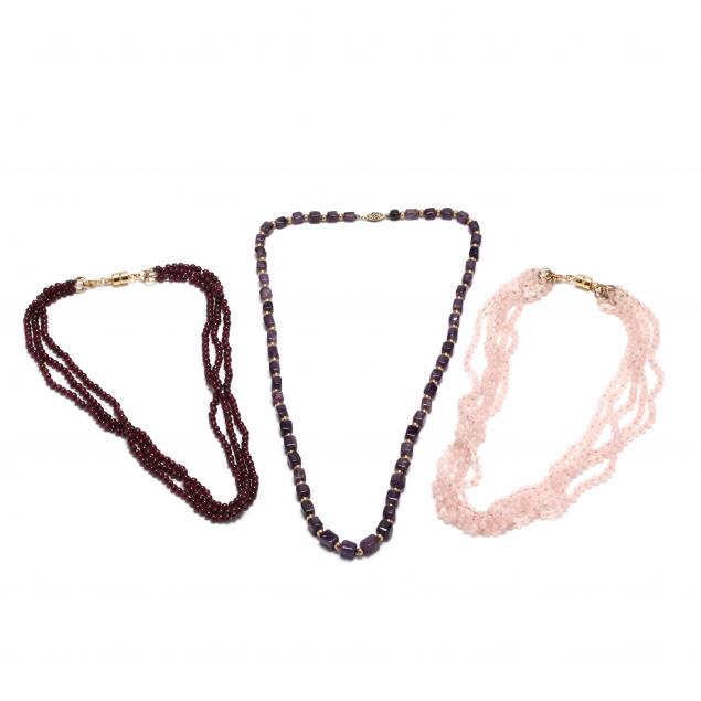 three-gemstone-necklaces