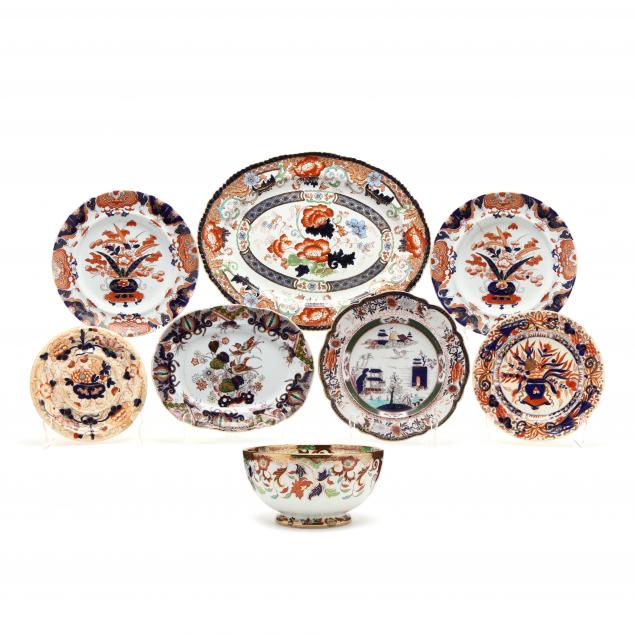 a-selection-of-english-imari-pattern-china