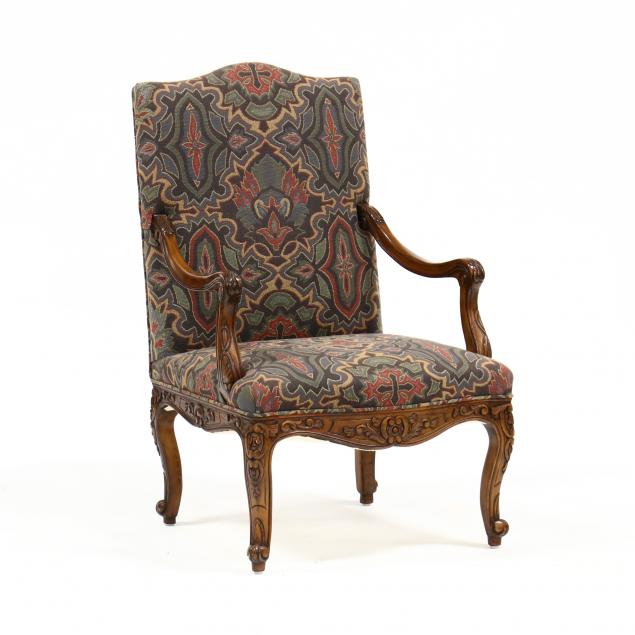 louis-xv-style-carved-and-upholstered-armchair