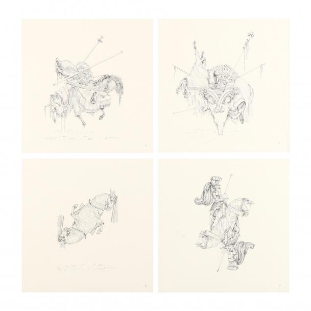 michael-whittle-b-1976-four-horsemen-drawings