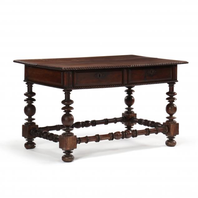 american-rosewood-stretcher-base-library-table